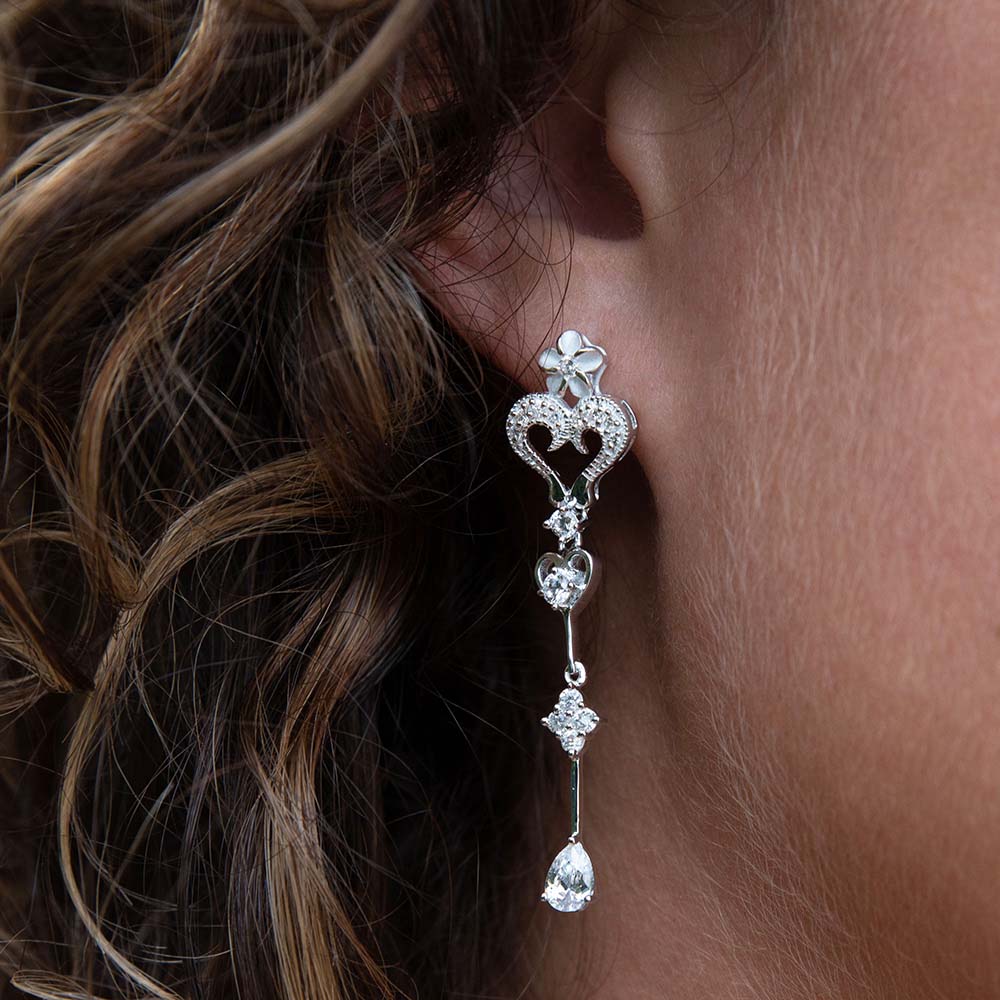 Boucles d’oreilles Histoire d’amour enchantée