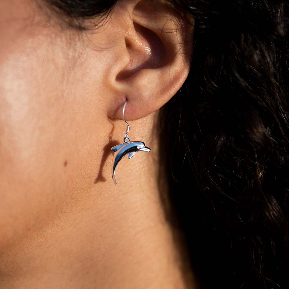 Dolphin Hook Earrings