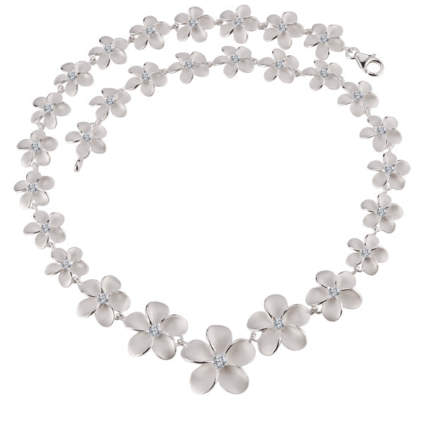 Plumeria Matte Necklace