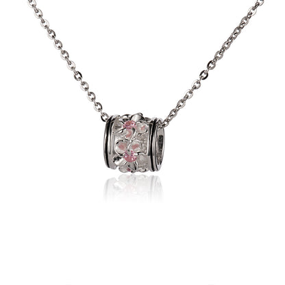 Plumerias of the World Barrel Pendant