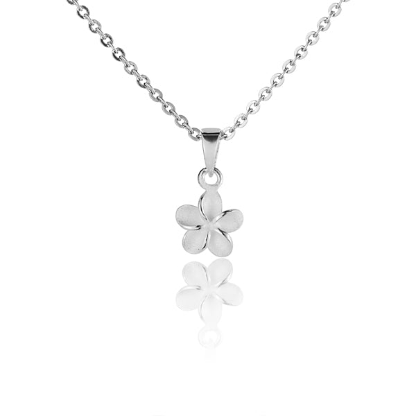 Pendentif Plumeria finition mate