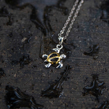Pendentif tortue de mer Honu polynésien