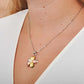 Tricolor Plumeria Pendant