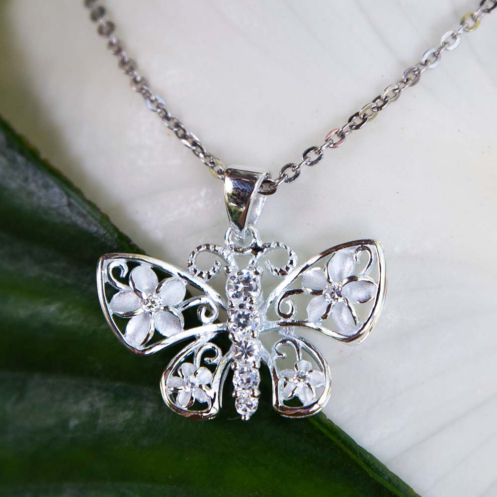 Papillon en fleurs Pavé