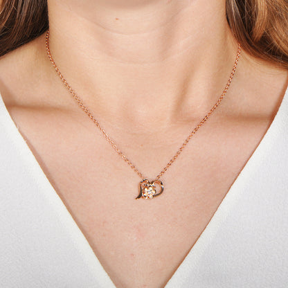 Blooming Heart Pendant