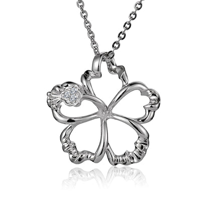 Hibiscus Cutout Pendant