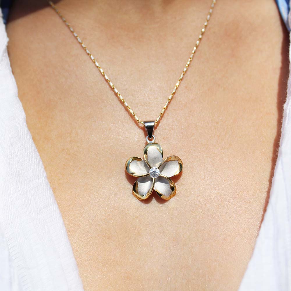 Plumeria Pendant