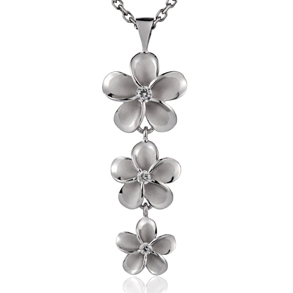 Pendentif Plumeria Triple