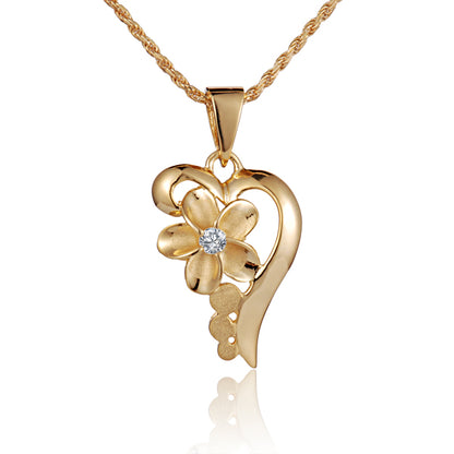 Blooming Heart Pendant