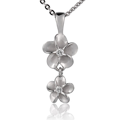 Pendentif Deux Plumerias