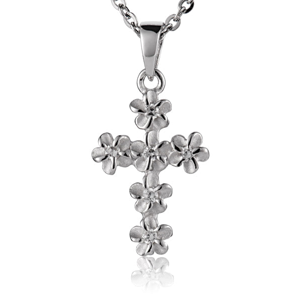 Garden Cross Pendant