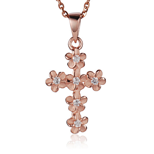 Garden Cross Pendant