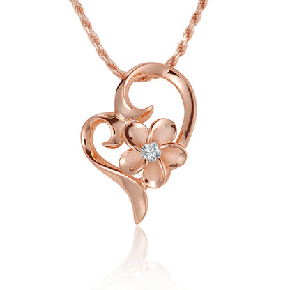 Blooming Heart Pendant