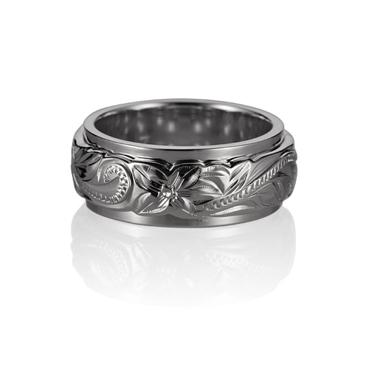 Plumeria Eclipse Ring