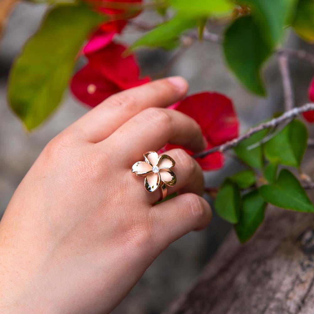 Plumeria Ring